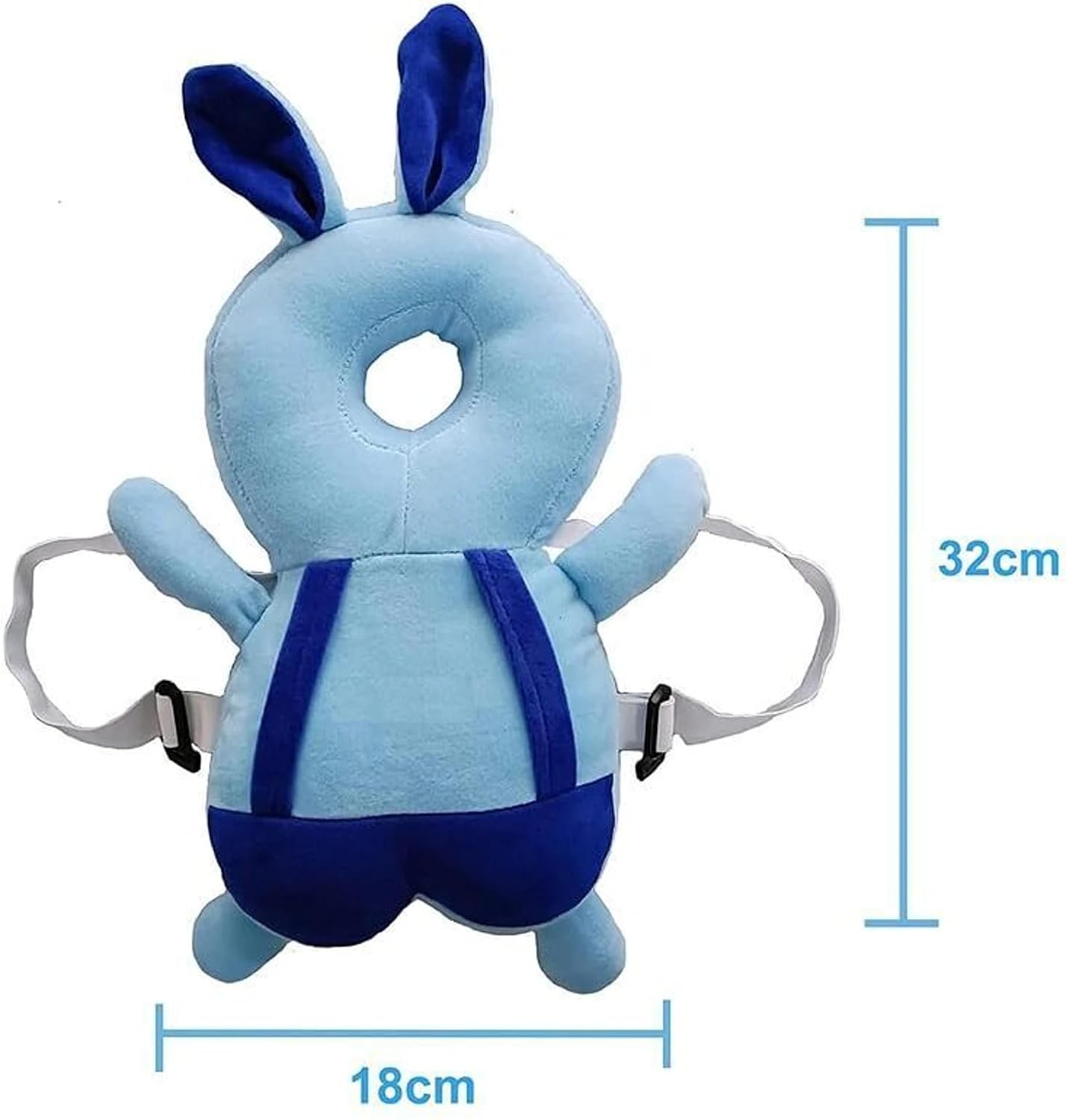 Baby Head Protector Cushion Pillow – Soft Plush Safety Back Protector Pillow for Infants & Toddlers (6 to 36 Months)