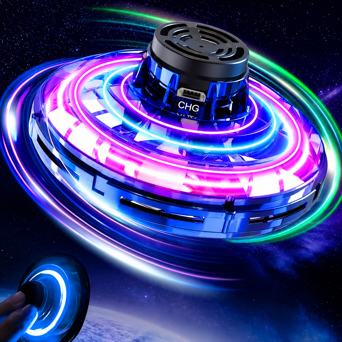 Flying Gyro Spinner Ball